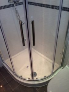 new shower installation