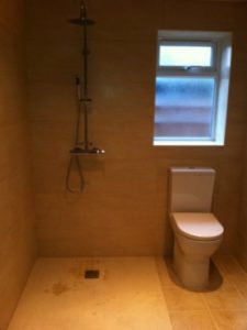 shower room installation