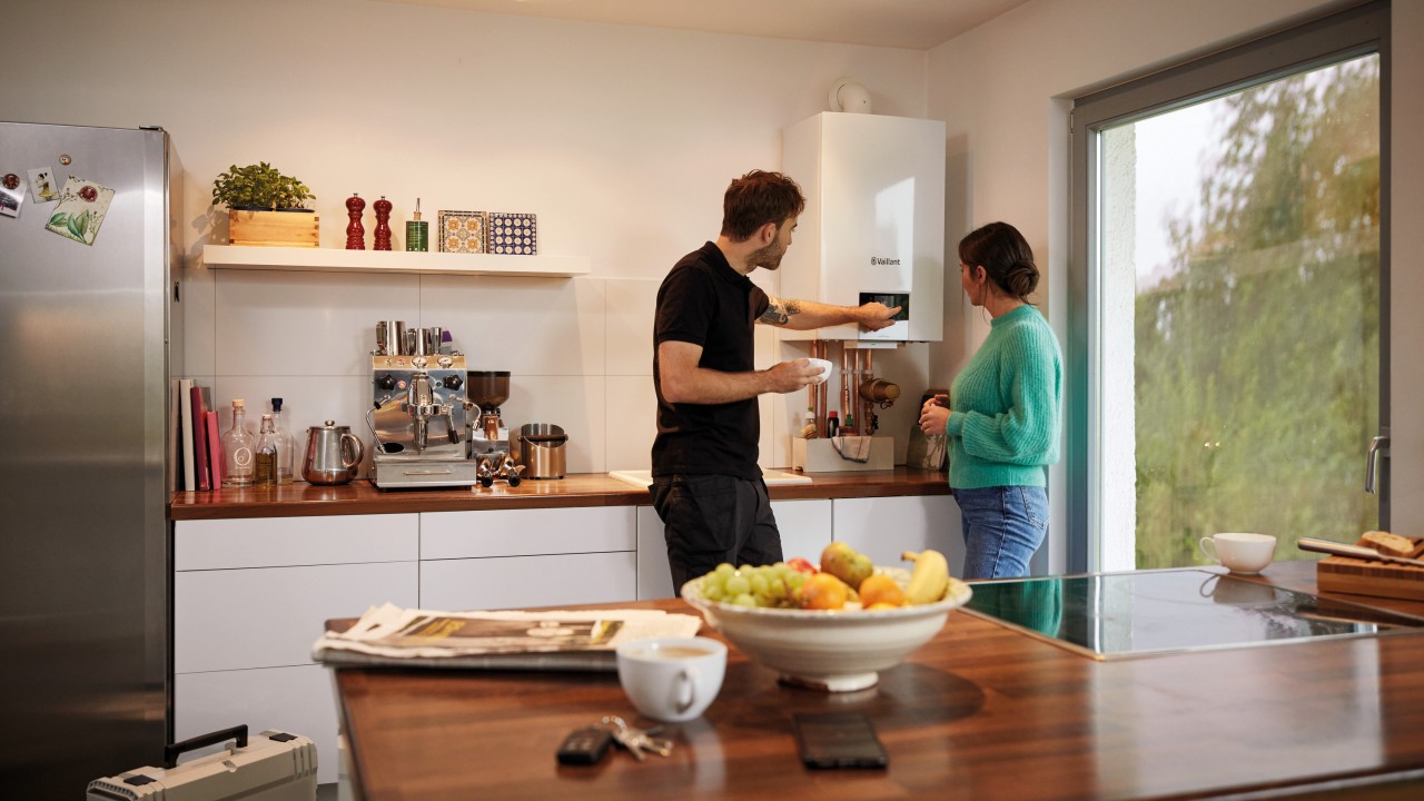 Vaillant engineer & customer