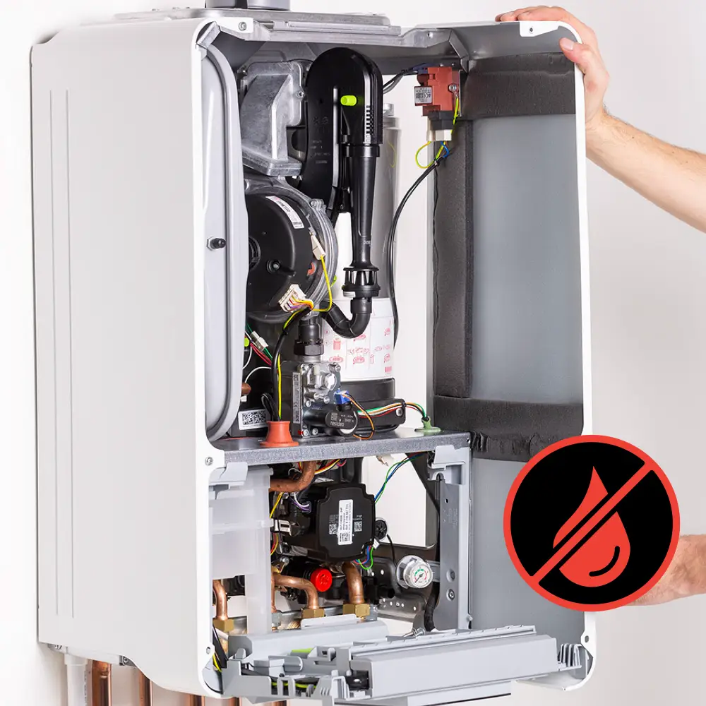 BOILER SERVICE PAGE - NO HOT WATER