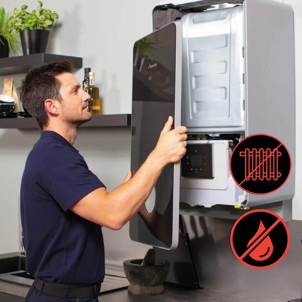 BOILER SERVICE PAGE - NO HOT WATER OR HEATING
