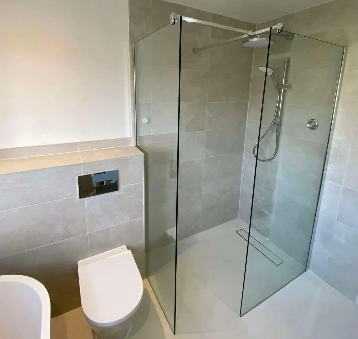 Modern Walk-In Shower Installation in Swindon, Wiltshire
