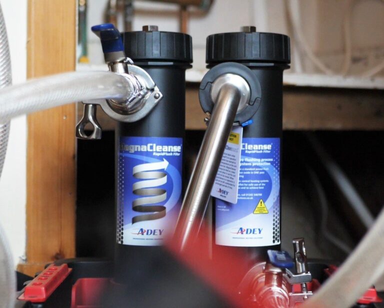 Powerflush for a customer in Swindon