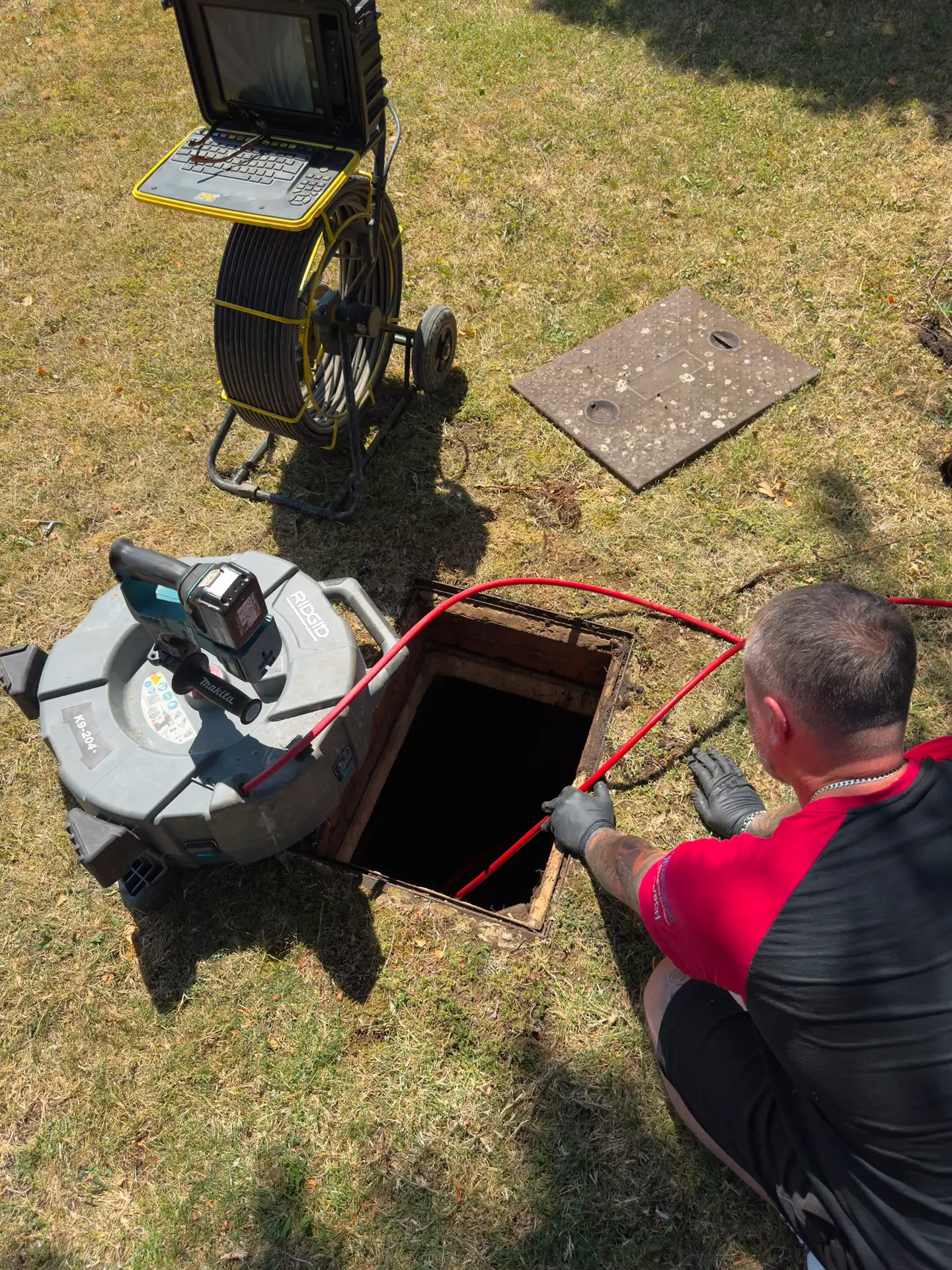 CCTV inspection -Tree Roots Removed from Drains in Swindon, Wiltshire